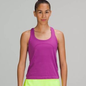 Lululemon Swiftly Tank Race Length Vivid Plum Size 2